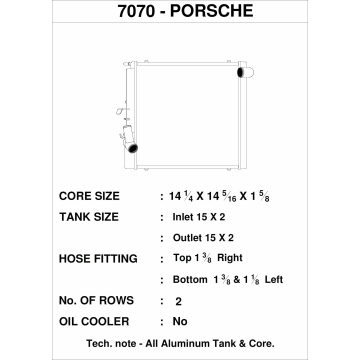 CSF Wasserkühler Upgrade seitlich Porsche 991.1/2 Turbo, 991.1 GT3